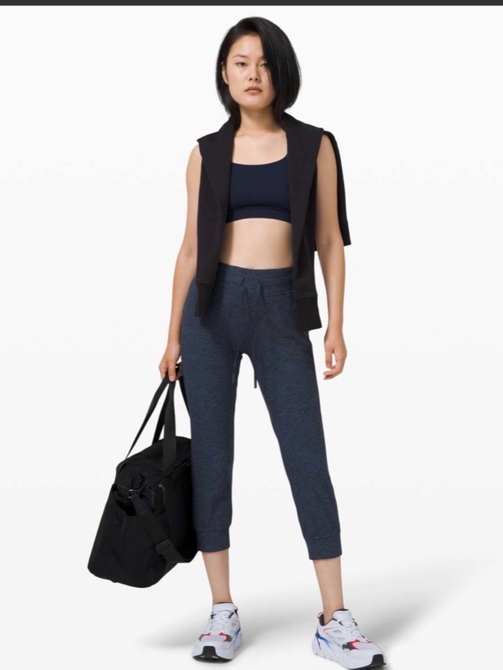 Womens Lululemon Ready to Rulu Jogger Crop navy size 4